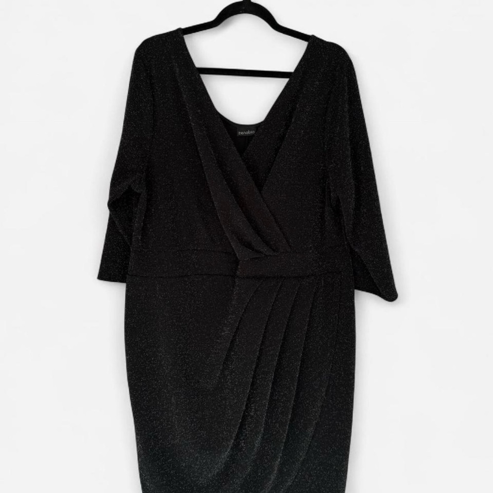 Stand out with this Zenobia sparkly black cocktail dress! ✨